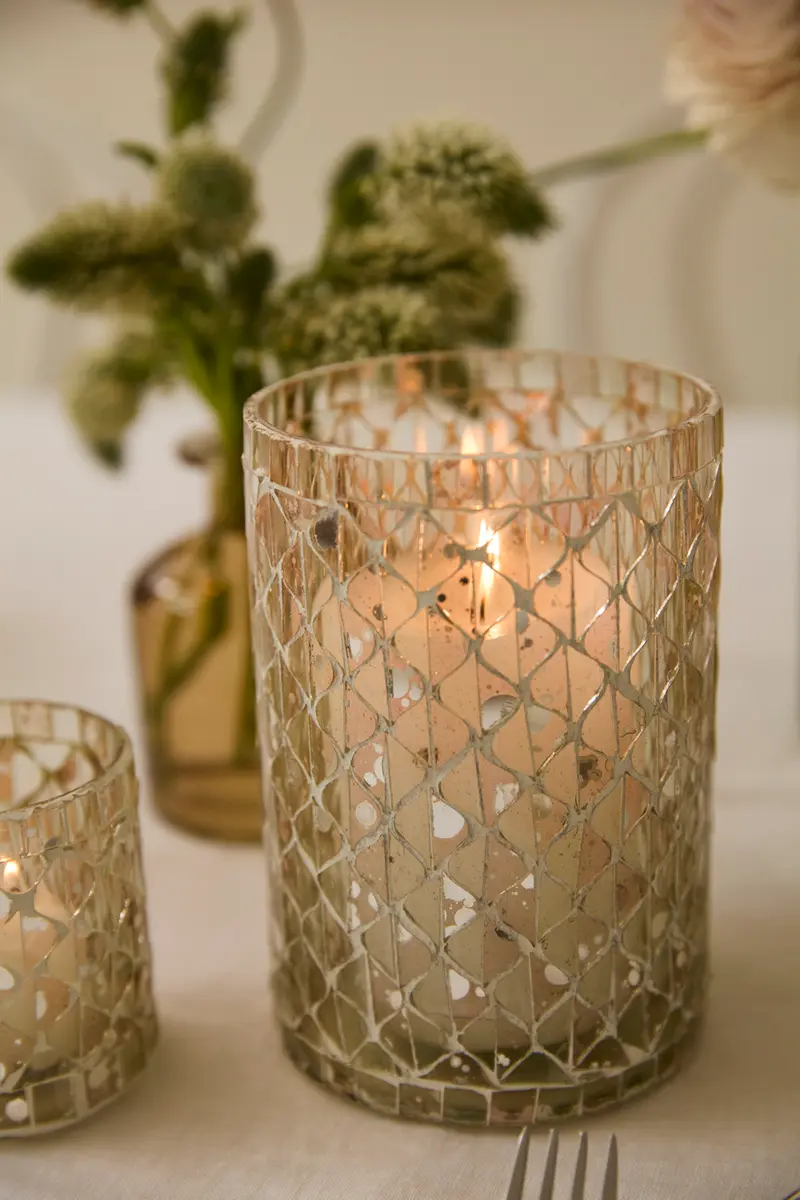 Moonlit Votive Set of 4 By Accent Decor