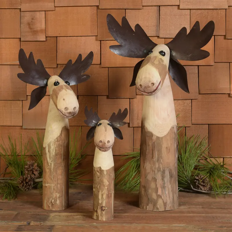 Moose, Wood & Metal - Large By HomArt