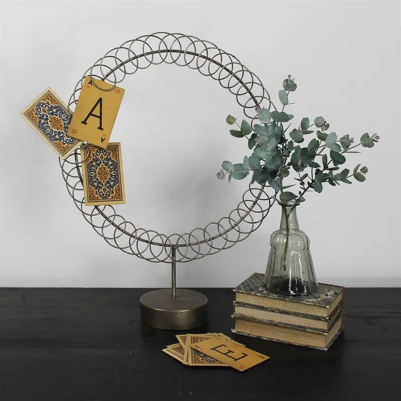 Mora Picture Display, Metal - Circle Set Of 2 By HomArt