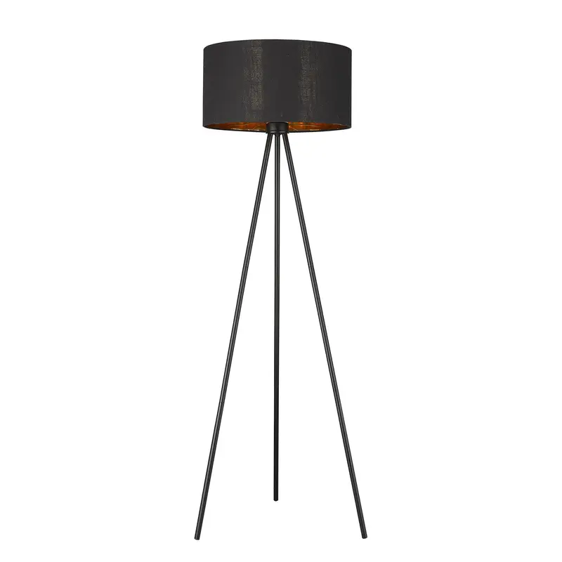Morenci 1-Light Matte Black Floor Lamp By Homeroots