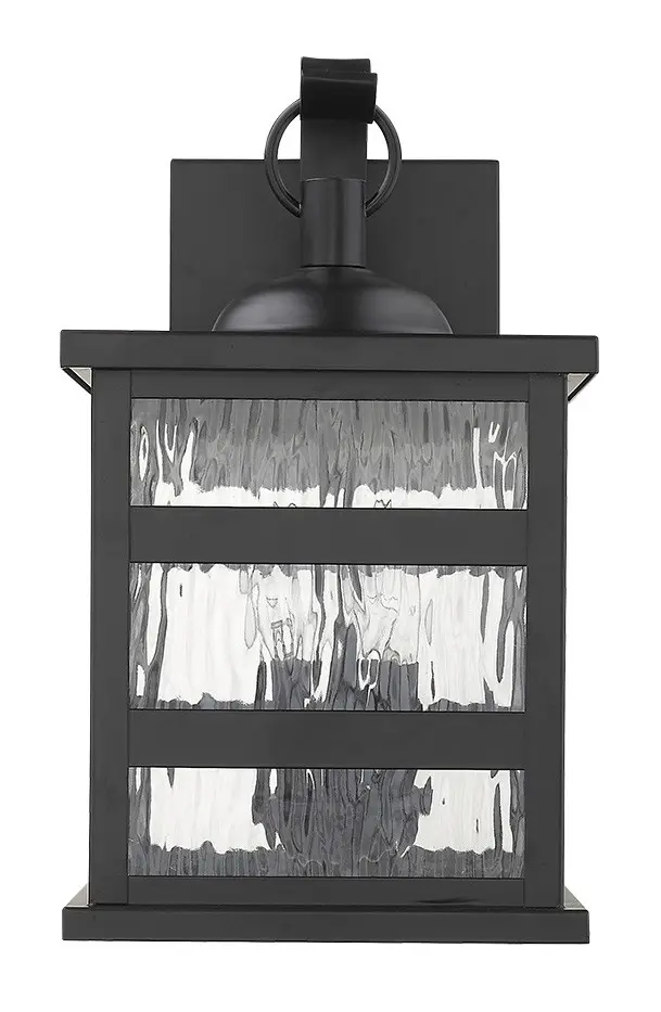 Morris 3-Light Matte Black Wall Light By Homeroots