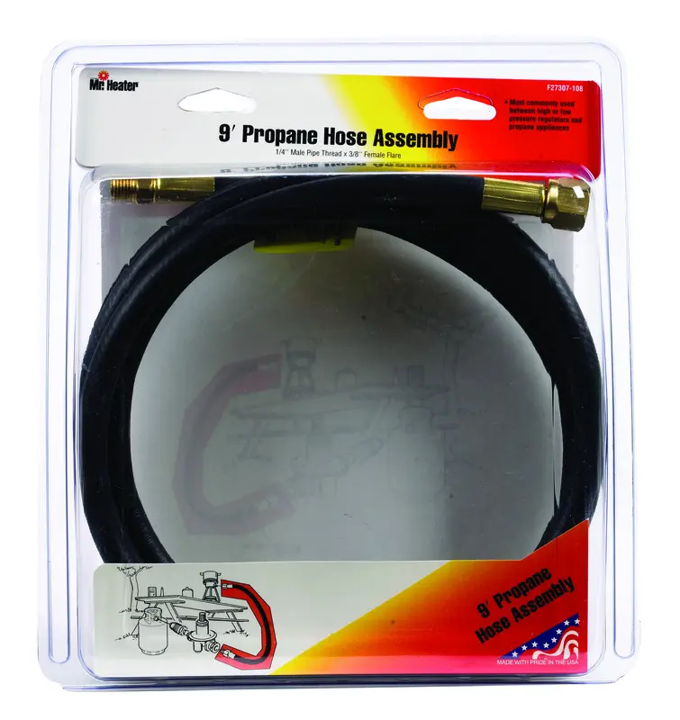 Mr. Heater 3/8 in. D X 1/4 in. D X 9 ft. L Brass/Plastic Hose Assembly - Deal of The Week