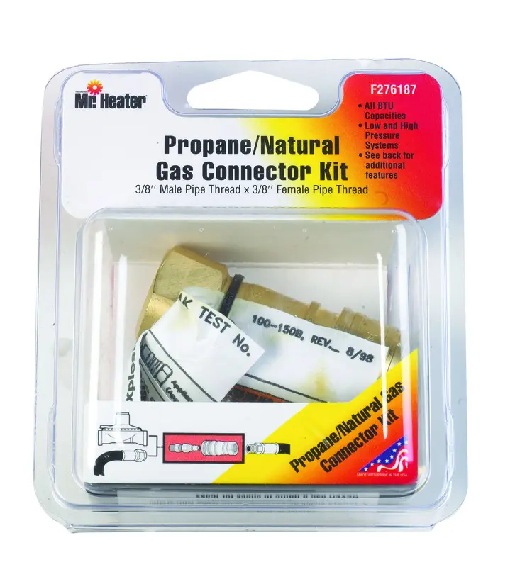 Mr. Heater 3/8 in. D x 3/8 in. D Brass Male Pipe Thread x Female Flare - Open Box