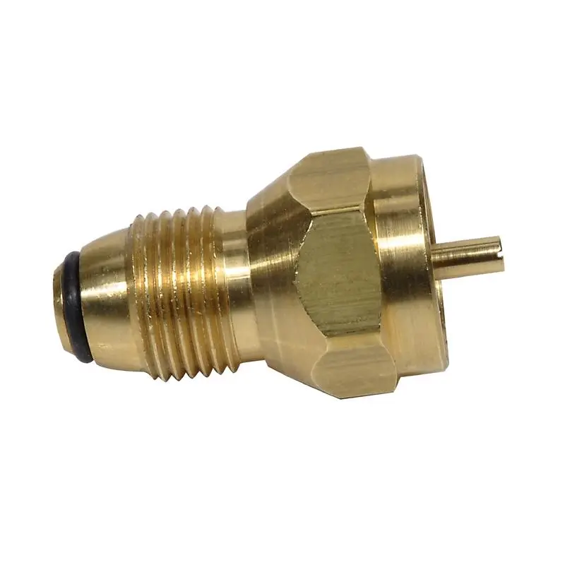 Mr. Heater Brass Female Throwaway Cylinder Thread x Soft Nose P.O.L. Propane Tank Refill Adapter - Deal of The Week
