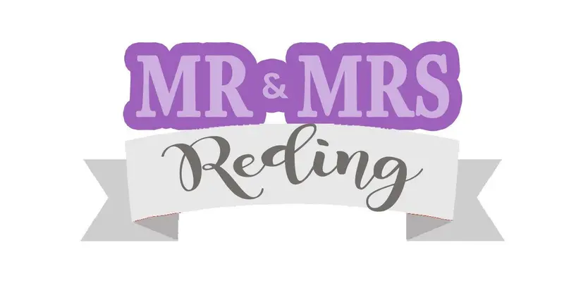 Mr & Mrs Plaque with Ribbon v2- Cookie Cutter