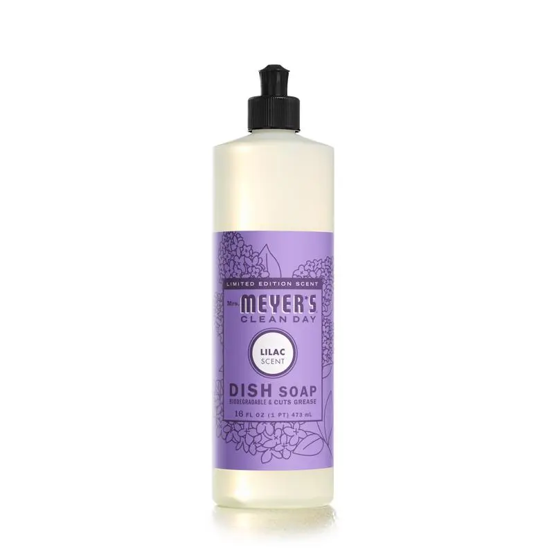 Mrs. Meyer's Clean Day Lilac Scent Liquid Dish Soap 16 oz. (Pack of 6) - Deal of The Week