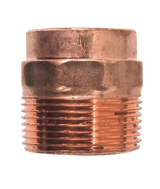 Mueller Streamline 1-1/4 In. Copper X 1-1/4 In. Dia. Mip Copper Pipe Adapter - Deal of The Week
