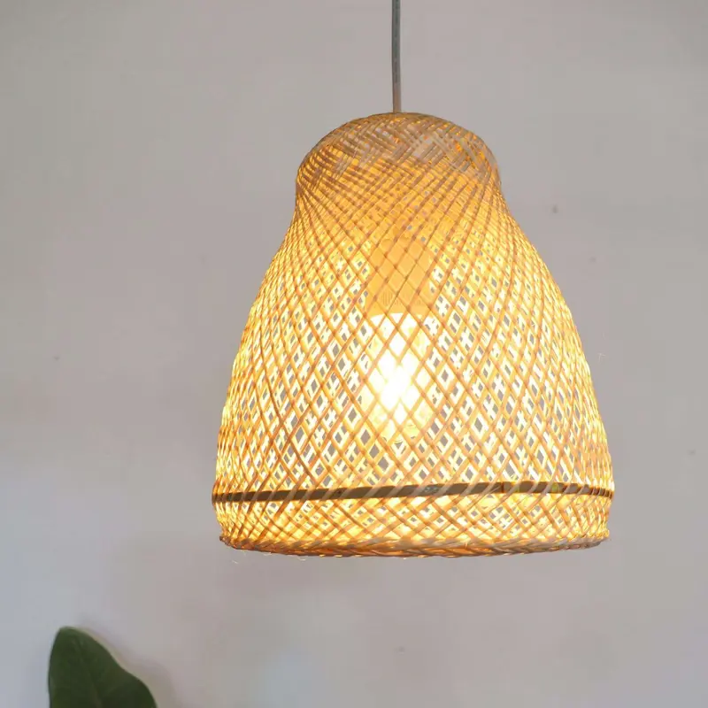Muntana Bamboo Pendant Light (10 -11 Inches) By Thaihome