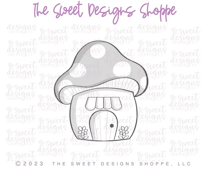 Mushroom House - Cookie Cutter