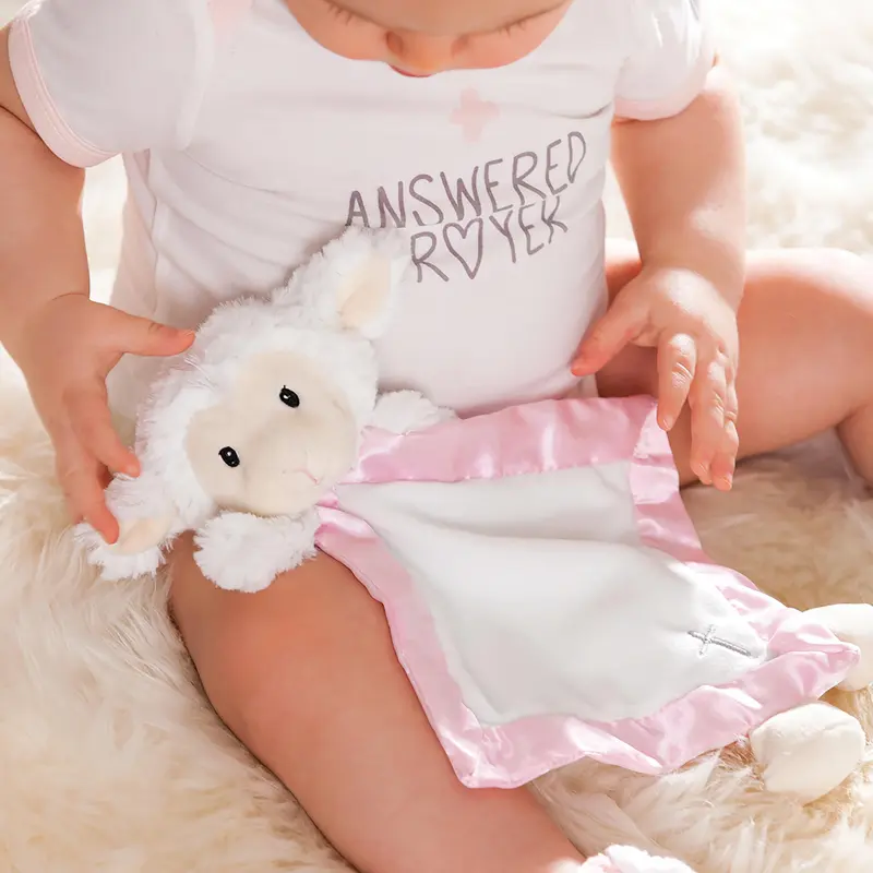 My Little Lamb Blue Snuggle Buddy
