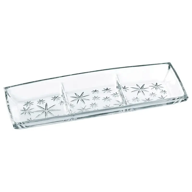 Nachtmann Stars Divided Tray, Clear