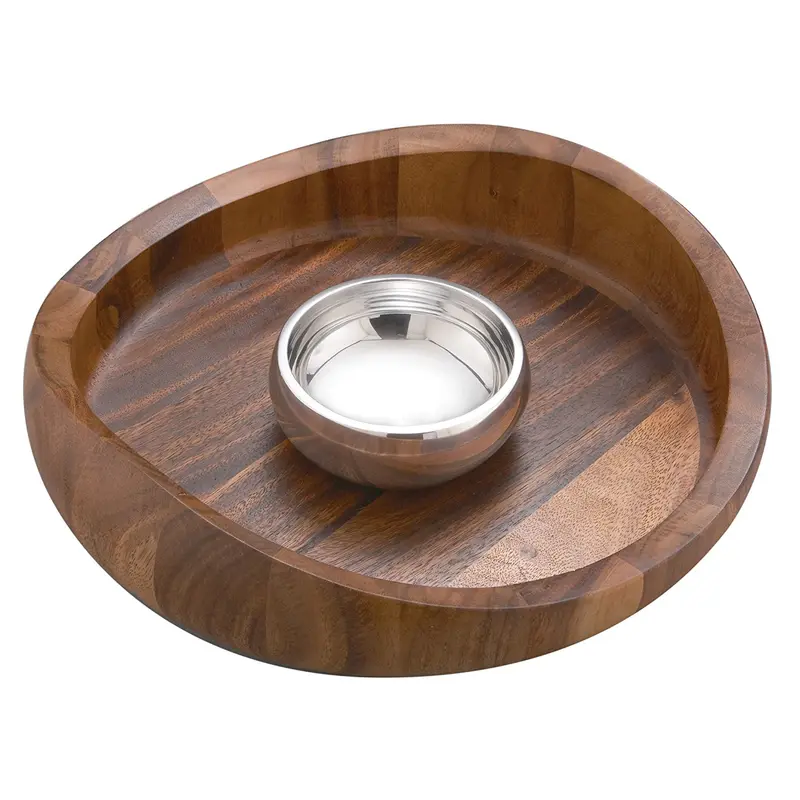 Nambe Butterfly 2-Piece Chip And Dip
