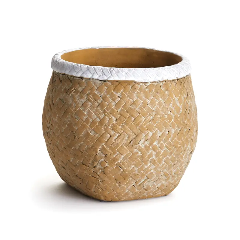 NAPA Home & Garden, Basketweave Drum Pot Collection