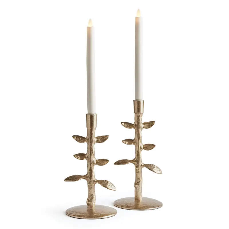 NAPA Home & Garden, BRIER TAPER HOLDERS, SET OF 2,N4DK10