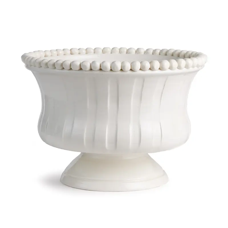 NAPA Home & Garden, COLETTA DECORATIVE FOOTED BOWL,N2MP20WH