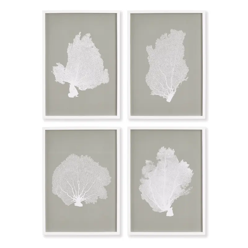 NAPA Home & Garden, CORAL FANS STUDY, SET OF 4,NH245