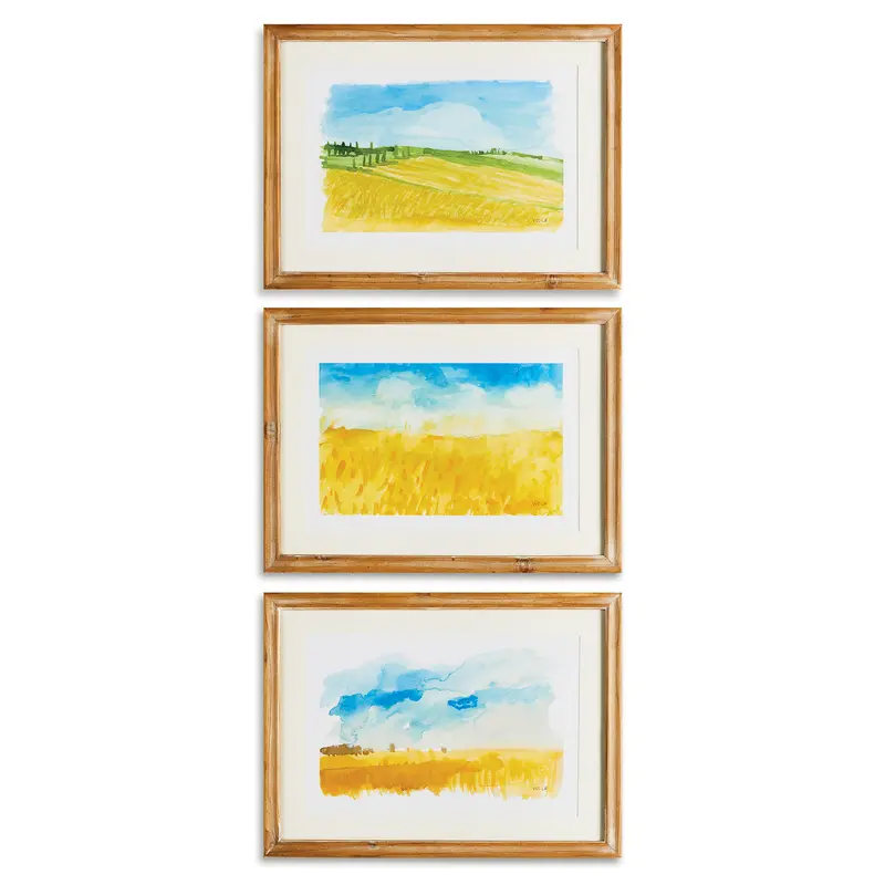 NAPA Home & Garden, EUROPEAN LANDSCAPE PRINTS, SET OF 3,NA228