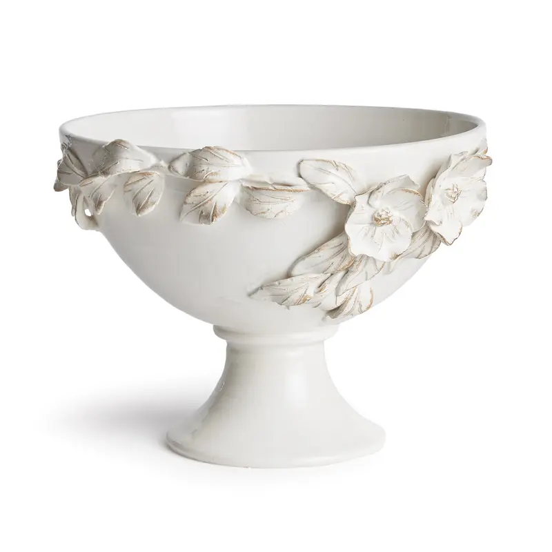 NAPA Home & Garden, FIORI DECORATIVE FOOTED BOWL,N4MG49