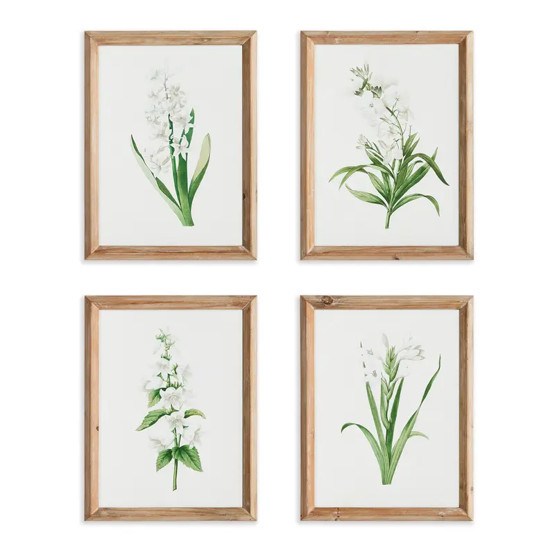 NAPA Home & Garden, GARDEN BLOOM PRINTS, SET OF 4,N3NH32