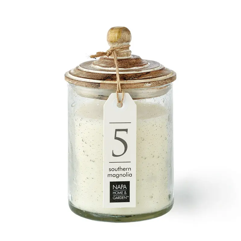 NAPA Home & Garden, GRAY OAK SOY WAX CANDLE, #5 SOUTHERN MAGNOLIA,NF204