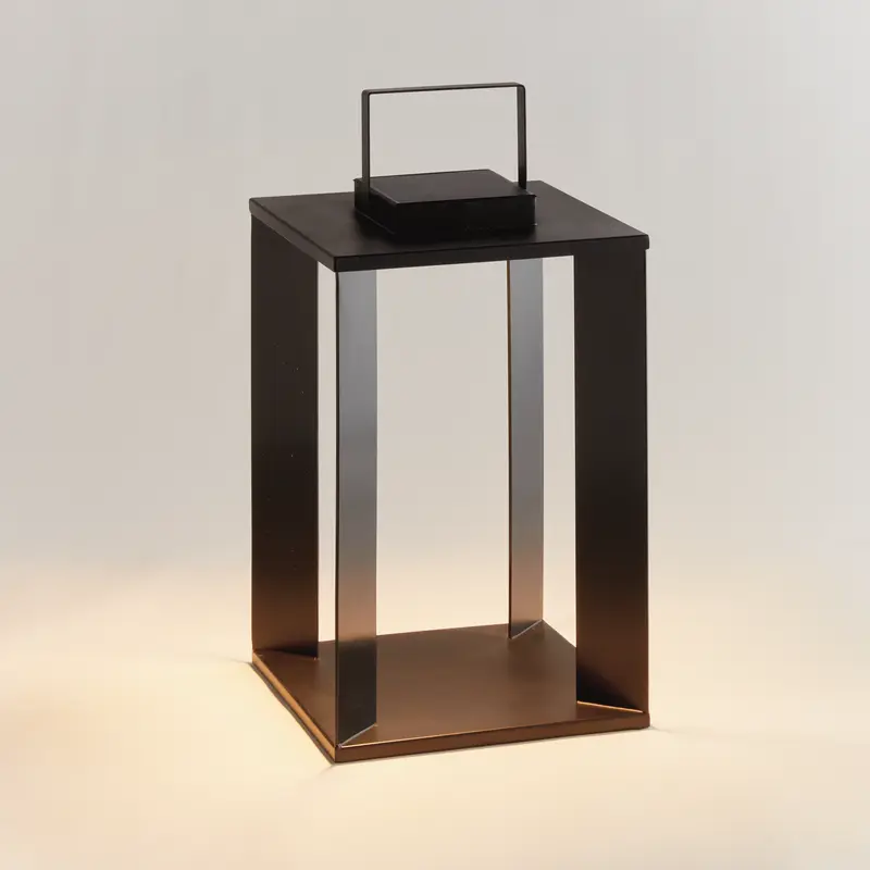NAPA Home & Garden, HANLEY SOLAR LED LANTERN 18",N5LS01BK