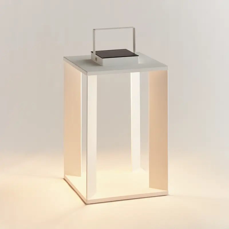 NAPA Home & Garden, HANLEY SOLAR LED LANTERN 18",N5LS01WH