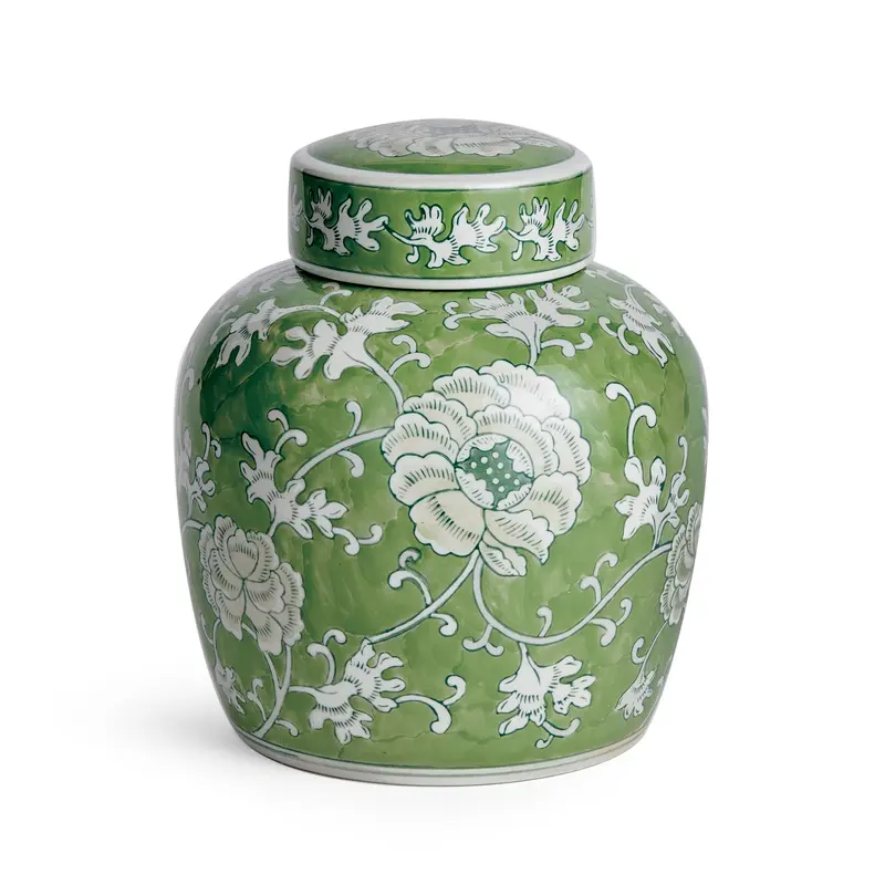 NAPA Home & Garden, IMPERIAL LOTUS LIDDED JAR,N3FG18