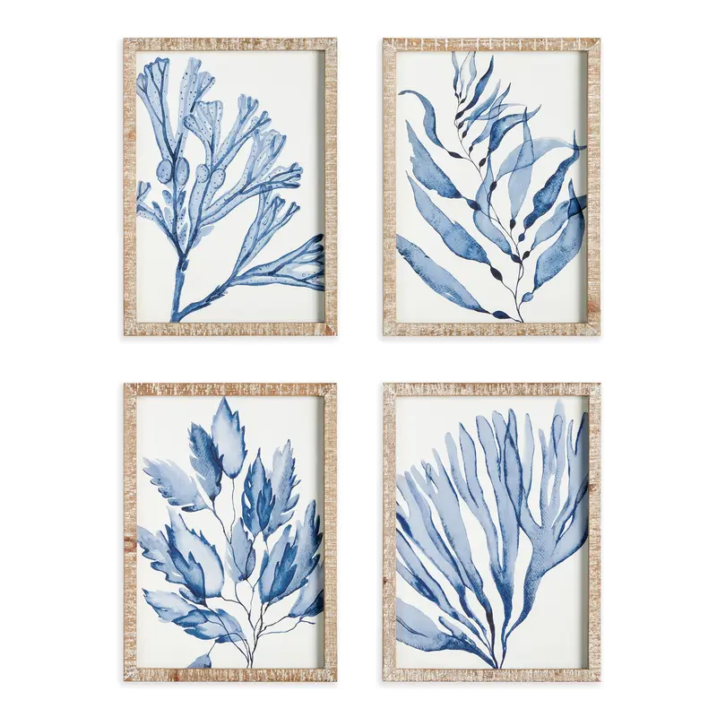 NAPA Home & Garden, MARINE PRINTS, SET OF 4,N3NH39