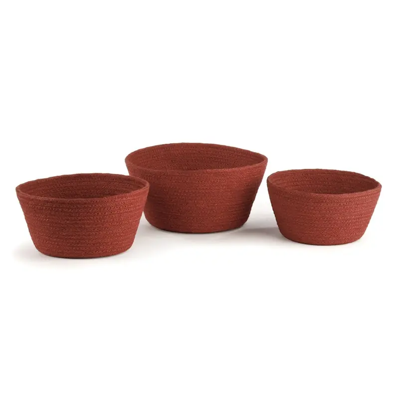 Napa Home Garden, MIA BASKETS RED ,SET OF 3,jt2034r
