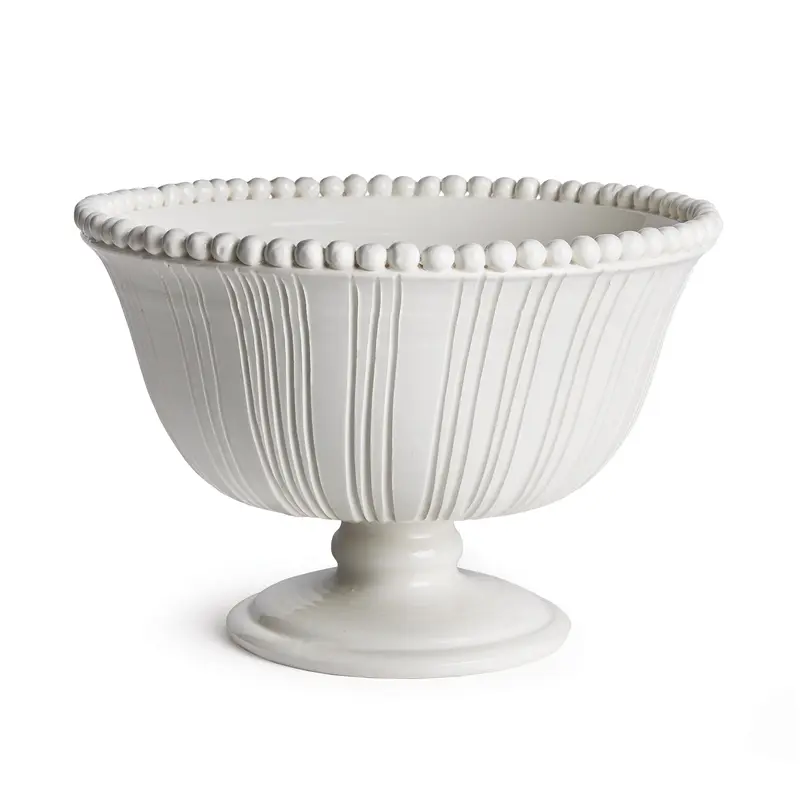 NAPA Home & Garden, PERLA DECORATIVE FOOTED BOWL,N4MP25