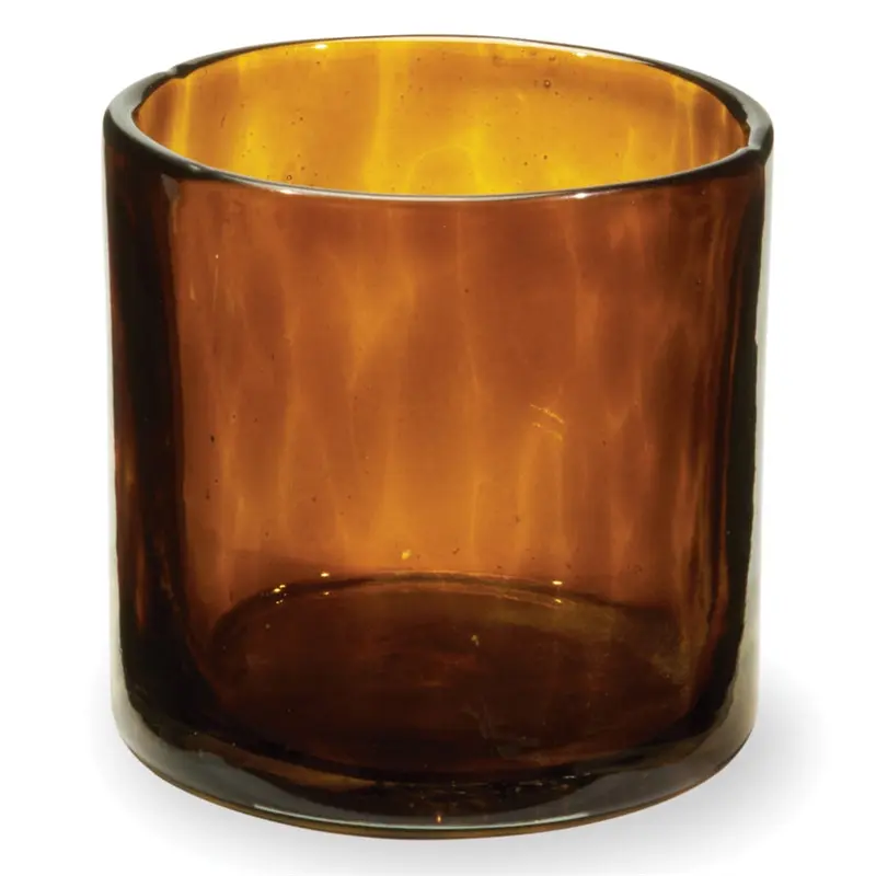 Napa Home Garden, TORTOISE GLASS 5" CANDLEHOLDER,sl329