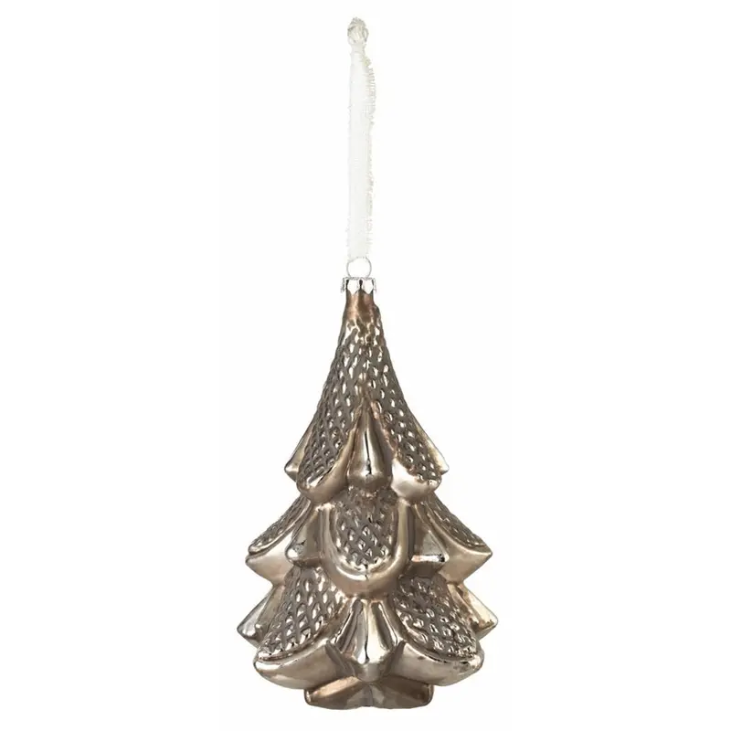 Napa Home Garden, TREE GLASS ORN 6"H,z1660ap
