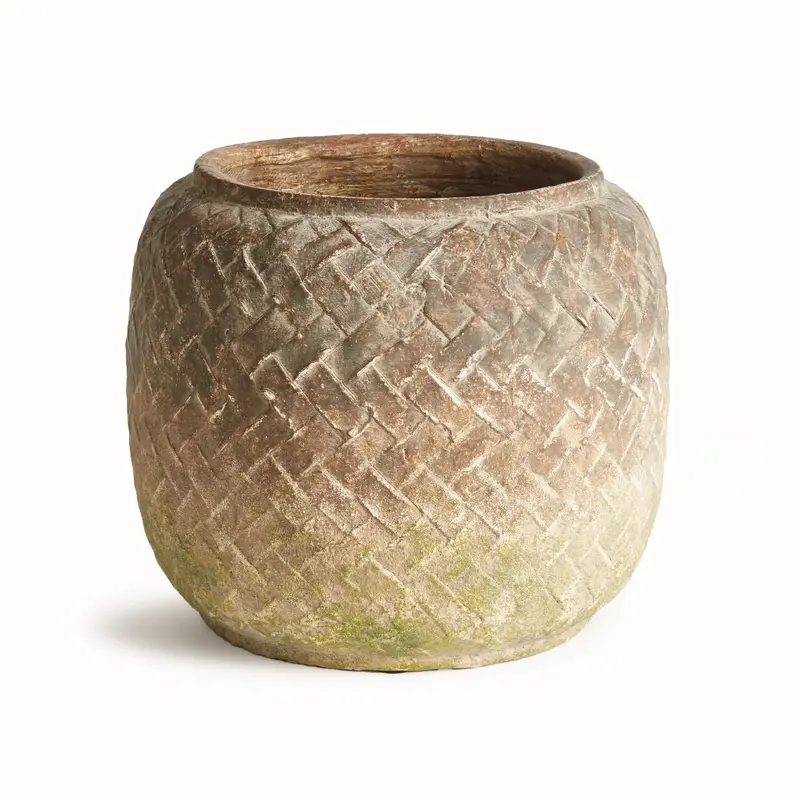 NAPA Home & Garden, WEATHERED GARDEN POT LARGE,N5DG41