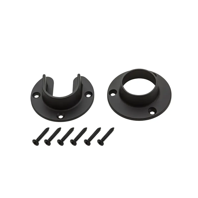 National Hardware 1.31 in. D Oil-Rubbed Bronze Steel Closet Flange Set (Pack of 6) - Deal of The Week