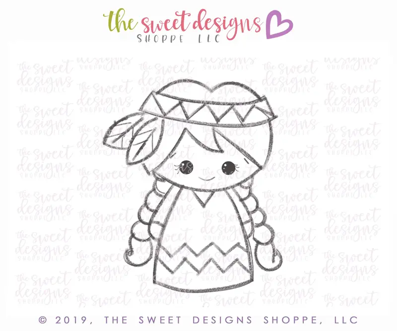 Native American Girl 2019 - Cookie Cutter