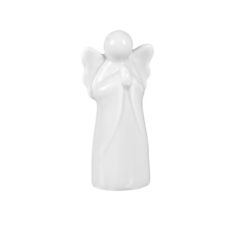 Nativity Figurine Ceramic Angel, 3", CDU
