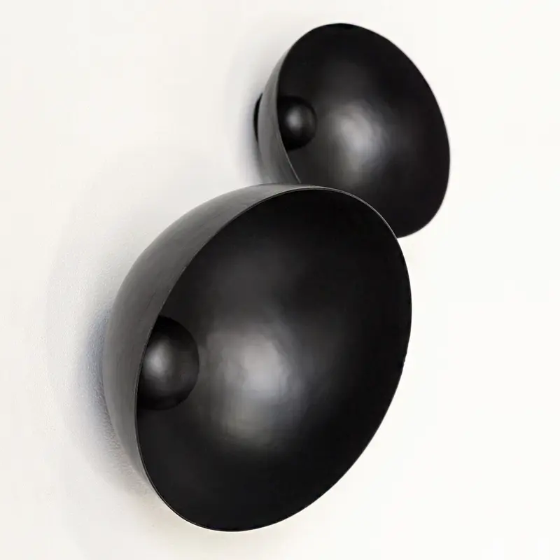 Natsu Wall Art, Black 9"D Set of 10 By Gold Leaf