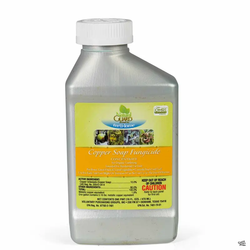 Natural Guard® by ferti•lome® Copper Soap Fungicide Concentrate