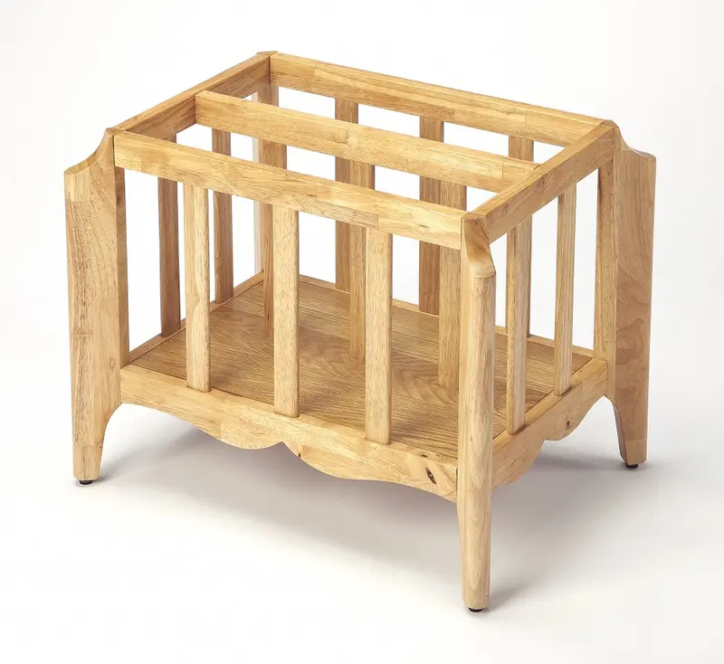 Natural Mango Magazine Basket By Homeroots