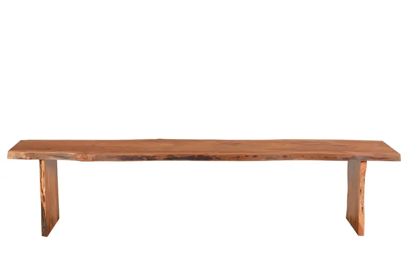 Natural Solid Wood Dining Bench By Homeroots