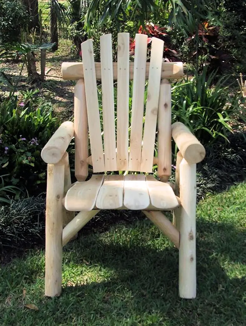 Natural Wood Dining Chair By Homeroots