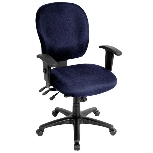 Navy Fabric Chair By Homeroots - 372357