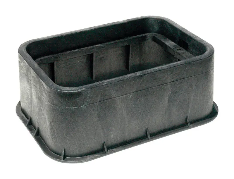 NDS 19 in. W X 6 in. H Rectangular Valve Box Extension Black - Open Box