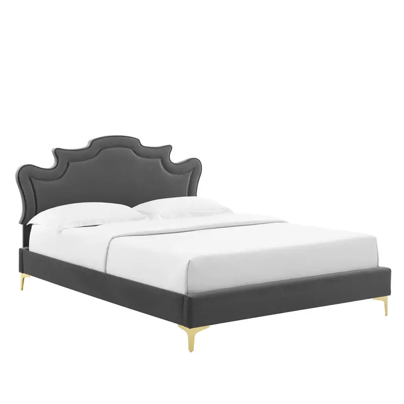 Neena Performance Velvet Twin Bed By Modway - MOD-6790