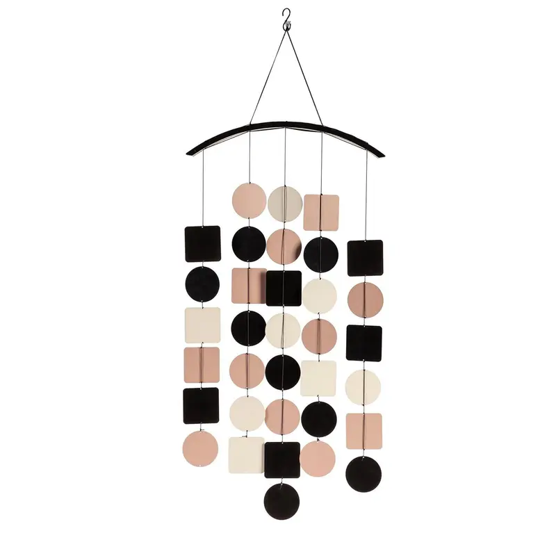 Neutral Colors Multi-Shaped Wind Chime