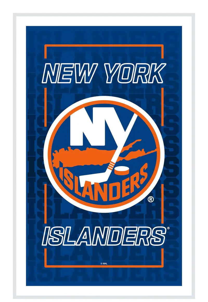 New York Islanders Hockey Rectangle Neolite LED Decor