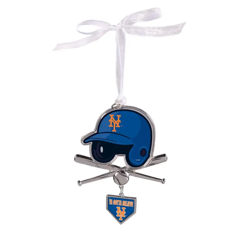 New York Mets Shaped Metal Ornament