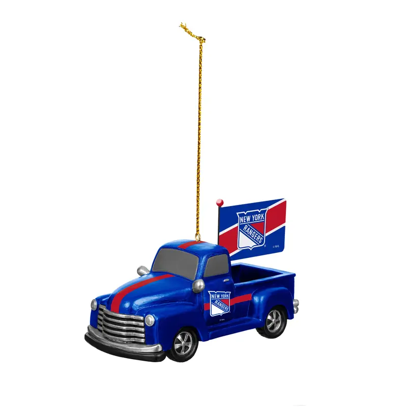 New York Rangers Rally Truck Ornament