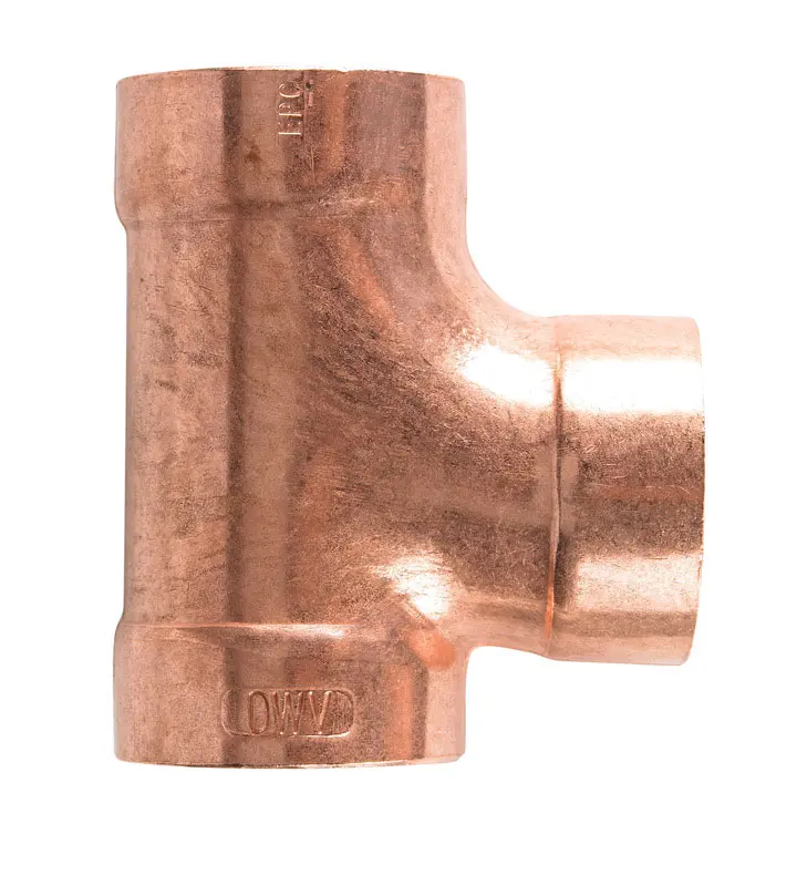 NIBCO 1-1/2 in. Sweat X 1-1/2 in. D Sweat Copper Sanitary Tee 1 pk - Deal of The Week