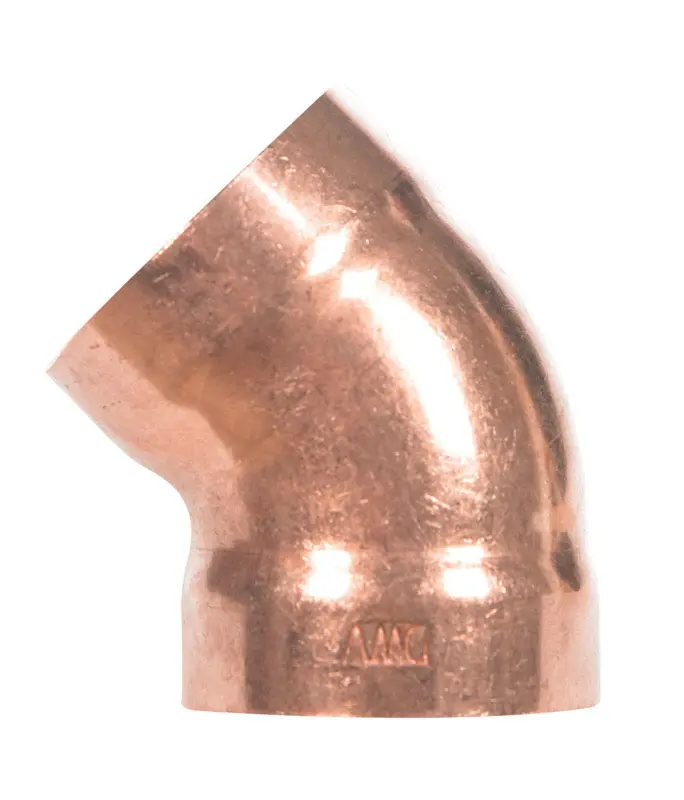NIBCO 2 in. Sweat X 2 in. D Sweat Copper 45 Degree Elbow 1 pk - Deal of The Week